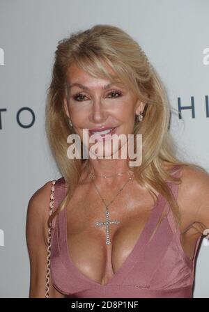 Linda Thompson arriva al 17 ° Annual Race to Erase Hyatt Regency Century Plaza il 5/7/2010 a LA, California. Foto Stock