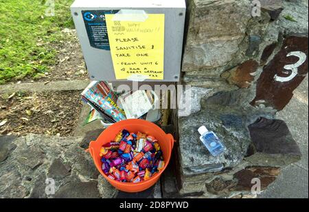 Melbourne Australia 2020, Halloween a Melbourne . Foto Stock