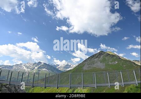 Ponte sospeso Stubnerkogel paesaggio Bad Gastein Austria Foto Stock