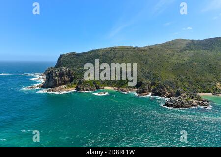 Knysna Heads nella Garden Route, Sud Africa è una delle principali attrazioni del paese Foto Stock