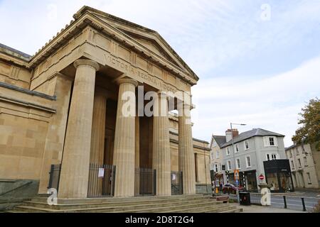 Brecknock Museum & Art Gallery, Watton Gate, Glamorgan Street, Brecon, Brecknockshire, Powys, Galles, Gran Bretagna, Regno Unito, Regno Unito, Europa Foto Stock