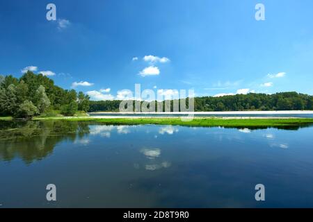 Bereguardo (PV), Italia, il fiume Ticino Foto Stock