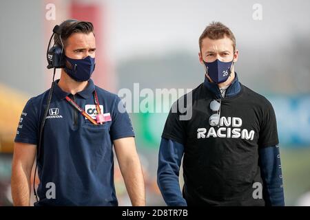 Imola, Italien. 01 Nov 2020. 01.11.2020, Autodromo Enzo e Dino Ferrari, Imola, Formula 1 Emirati Gran Premio dell'emilia Romagna 2020, nella foto Daniil Kvyat (RUS 26), Scuola AlphaTauri Honda | Use worldwide Credit: dpa/Alamy Live News Foto Stock