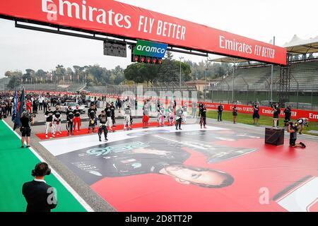 Imola, Italien. 01 Nov 2020. 01.11.2020, Autodromo Enzo e Dino Ferrari, Imola, Formula 1 Emirati Gran Premio dell'emilia Romagna 2020, nella foto | utilizzo nel mondo Credit: dpa/Alamy Live News Foto Stock