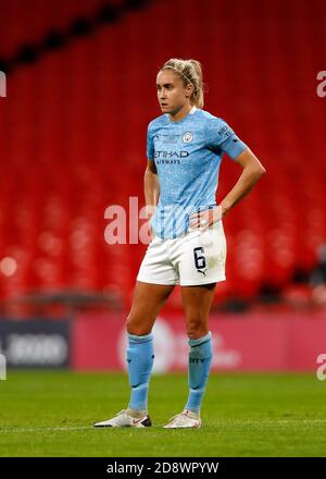 Wembley Stadium, Londra, Regno Unito. 1 novembre 2020. Calcio finale della Coppa fa donne, donne Everton contro donne Manchester City; Steph Houghton of Manchester City Women Credit: Action Plus Sports/Alamy Live News Foto Stock