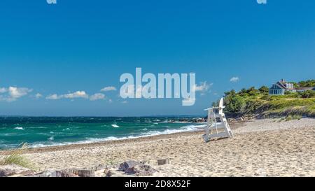 No Lifeguard on Duty, Martha's Vineyard Foto Stock