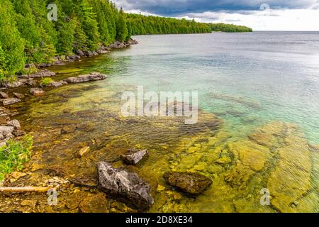 Fathom Five Conservation Area Tobermory Bruce Peninsula Ontario Canada Foto Stock