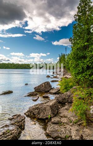 Fathom Five Conservation Area Tobermory Bruce Peninsula Ontario Canada Foto Stock