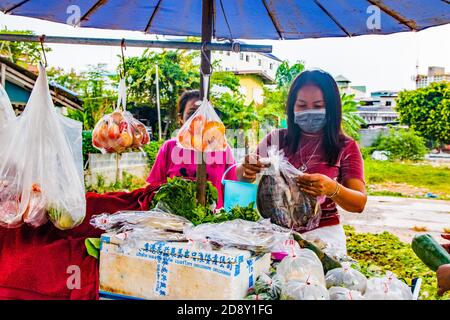 vita di strada a Pattaya soi buakhao Foto Stock