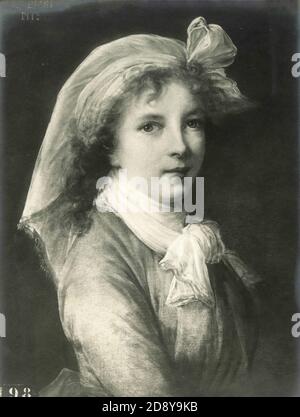 Artista francese Élisabeth-Louise Vigée le Brun, autoritratto Foto Stock