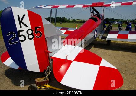 De Havilland DH82 Tiger Moth Foto Stock