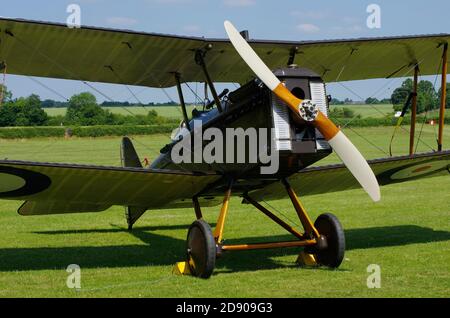 RAF SE5A F904, G-EBIA, Shuttleworth Collection, Old Warden, Biggleswade, Bedfordshire, Foto Stock