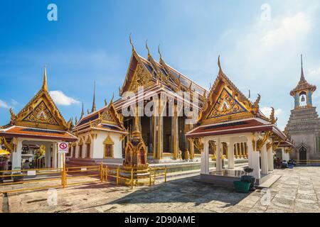 Il Wat Phra Kaew al Grand Palace, bangkok, Thailandia Foto Stock