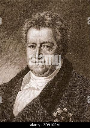 Karl august von sachsen-weimar. Foto Stock