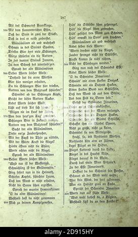 Kalewala, das National-Epos der Finnen - 287. Foto Stock