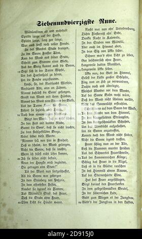 Kalewala, das National-Epos der Finnen - 274. Foto Stock