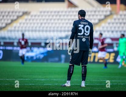 Salvatore Sirigu del Torino FC durante la Serie A 2020/21 tra Torino FC e SS Lazio allo stadio Olimpico Grande Torino di Torino, Torino, Italia su C. Foto Stock