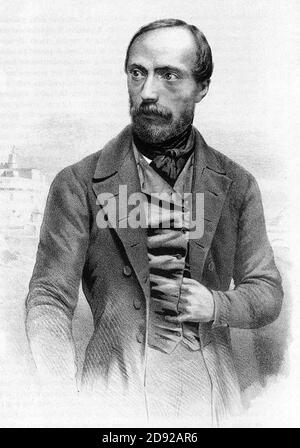 GIUSEPPE MAZZINI (1805-1872) nazionalista e giornalista italiano Foto Stock