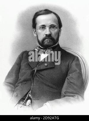 LOUIS PASTEUR (1822-1895) biologo e chimico francese circa 1860 Foto Stock