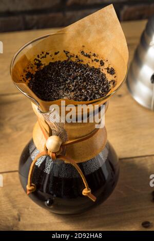 Caffè fatto in casa e pronto a bere Foto Stock