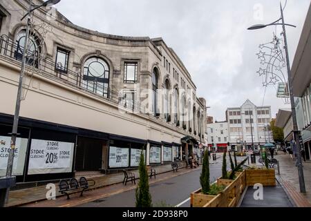 BEATTIES CLOSURE WOLVERHAMPTON OTTOBRE 2020 Foto Stock