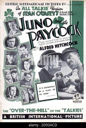 Juno e il Poster del film Paycock. Foto Stock