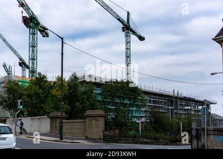 L'Irelands National Children's Hospital è attualmente in costruzione a Rialto, Dublino, Irlanda, Foto Stock