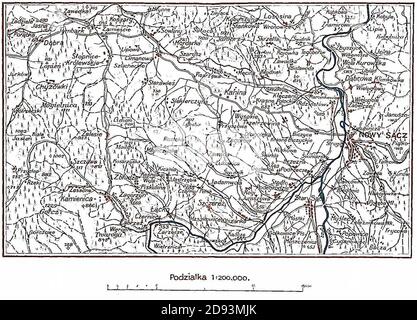 Józef Piłsudski - Moje pierwsze boje (1925) pagina 191. Foto Stock