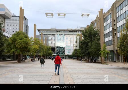 Area moderna del centro di Maribor Foto Stock