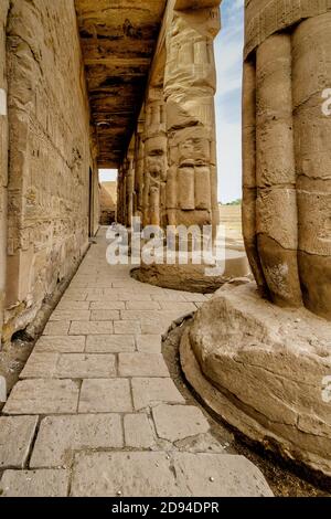 Tempio mortuario di Seti i, Foto Stock