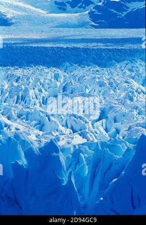 Ghiacciaio Perito Moreno, Parco Nazionale Los Glaciares, Argentina, Sud America Foto Stock