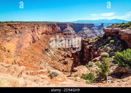 Dead Horse Point State Park, Utah-STATI UNITI D'AMERICA Foto Stock