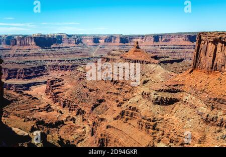 Dead Horse Point State Park, Utah-STATI UNITI D'AMERICA Foto Stock