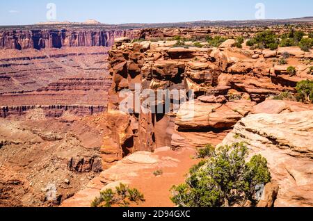 Dead Horse Point State Park, Utah-STATI UNITI D'AMERICA Foto Stock