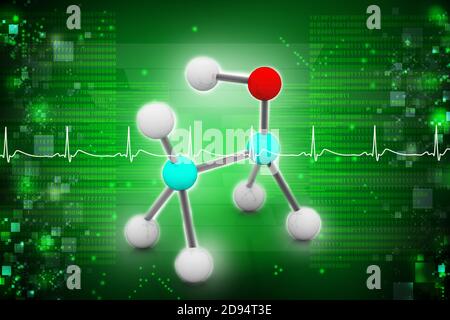 Collegamenti atomico Foto Stock