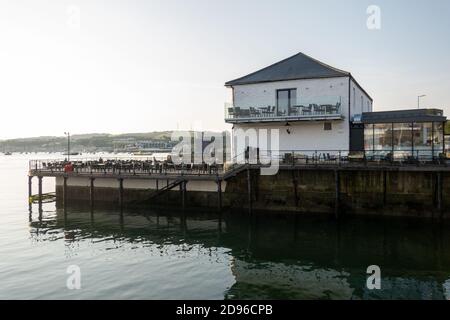 Pier Masters House Restaurant, Plymouth, Regno Unito Foto Stock