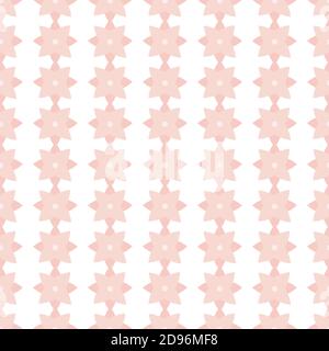 Schema a stella astratto geometrico vettoriale. Design vettoriale senza giunture, stella stilizzata semplice su sfondo bianco. Perfetto per progetti su carta, tessuti e arredamento per la casa. Illustrazione Vettoriale