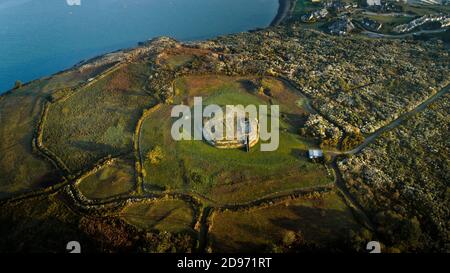 Arzon (Bretagna, Francia nord-occidentale): Il Petit Mont cairn Foto Stock