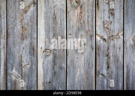 Meteo-battuto parete in legno Foto Stock