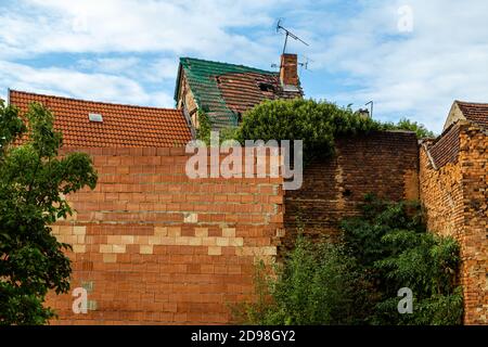 Cottbus, Spree Forest, luoghi perduti, immagini di edifici perduti, Lausitz, Brandeburgo, Germania, Germania orientale, Europa, Foto Stock