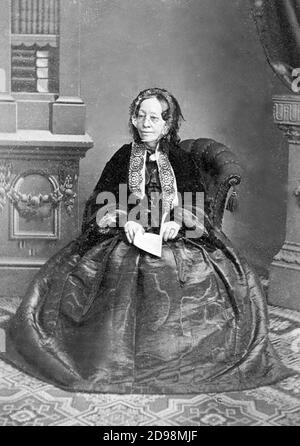 ANNA MARIA HALL (1800-1881) romanziere irlandese circa 1875 Foto Stock