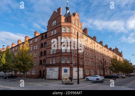 Bellissimo vecchio condominio ad Ancoats Foto Stock