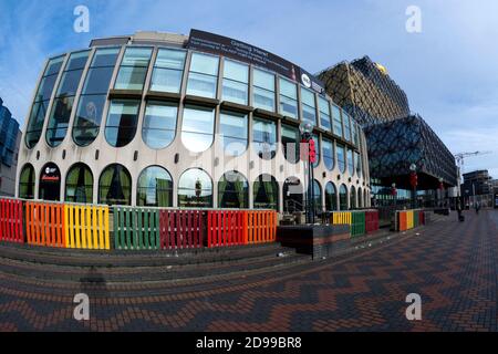 Birmingham Repertory Theatre & Birmingham Library Centenary Square Birmingham Inghilterra REGNO UNITO Foto Stock