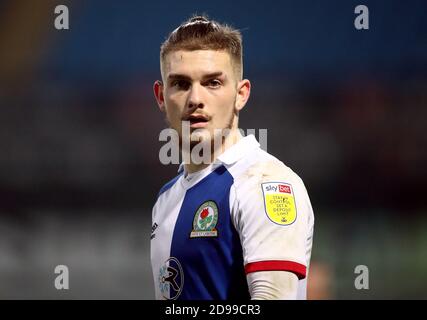 Harvey Elliott di Blackburn Rovers durante la partita del campionato Sky Bet a Ewood Park, Blackburn. Foto Stock