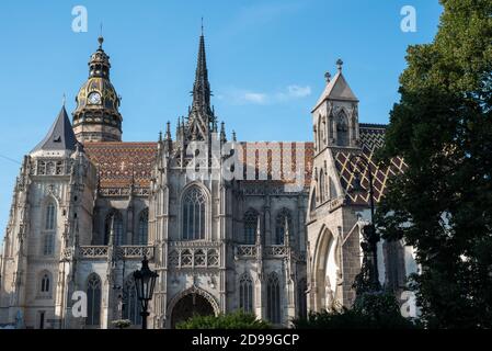 Cattedrale di Santa Elisabetta Kosice Slovacchia Foto Stock