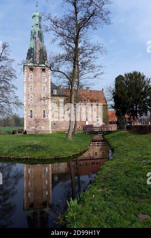 Wasserschloss Raesfeld, Nordrhein-Westfalen, Deutschland Foto Stock