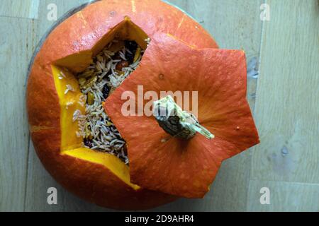 Ghapama, cibo tradizionale armeno Foto Stock