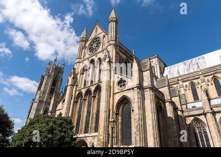 Beverley Minster a Beverley, East Riding dello Yorkshire, è una chiesa parrocchiale della Chiesa d'Inghilterra. È una delle più grandi chiese parrocchiali dell'U Foto Stock