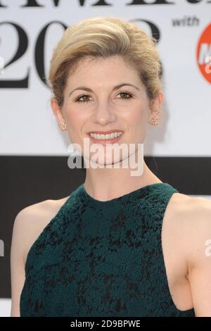 Jodie Whittaker partecipa ai Classic BRIT Awards alla Royal Albert Hall di Londra. 2 ottobre 2013 © Paul Treadway Foto Stock