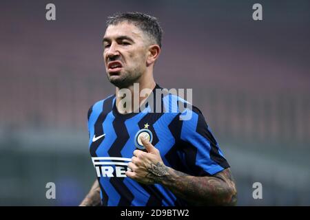 Torino, Italia. 31 novembre 2020. Aleksandar Kolarov del FC Internazionale durante la serie A match tra FC Internazionale e Parma Calcio. Foto Stock